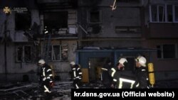 Наступствы аднаго з расейскіх абстрэлаў горада Крапіўніцкага