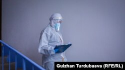 ПЧР анализ алып жүргөн дарыгер. 2022-жыл 