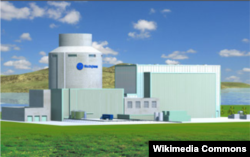 Зображення моделі американського реактора АР1000. Два таких реактори можуть з’явитись на початку 2030-х років на Хмельницькій атомній станції