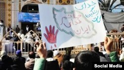  تظاهرات اعتراضی در زاهدان 