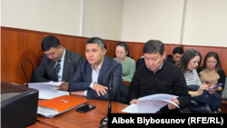 Участники судебного процесса о снятии блокировки с сайтов «Азаттыка». 26 января 2023 г.