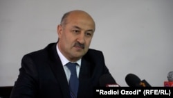 Председатель Комитета по делам религий, упорядочению национальных традиций, торжеств и обрядов при правительстве Таджикистана Сулаймон Давлатзода 