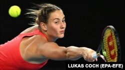 Marta Kostyuk of Ukraine 