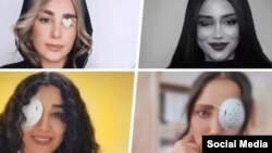 تصاویر شماری از معترضانی که یکی از چشم‌های خود را در جریان اعتراضات از دست داده‌اند