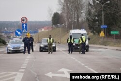 Закрыты памежны пераход у Баброўніках, архіўнае фота