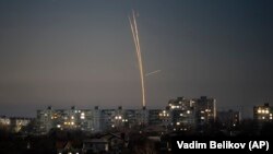 Пуск російської ракети в напрямку Харкова з Бєлгородської області Росії, вранці 8 лютого 2023 року