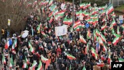 تجمع‌کنندگان، پارلمان اروپا را به اتخاذ گام‌های قاطع دیگری در برابر خشونت‌های جمهوری اسلامی ایران علیه معترضین ماه‌های اخیر ایران، فرا خواندند