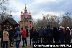 На похованні подружжя Швеців, Дніпро, 18 січня 2023 року