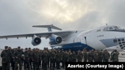 Ադրբեջանցի փրկարարների խմբերը Թուրքիայում