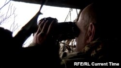 На позиції ЗСУ на східному фронті. Донецька область, Україна. Січень 2023 року