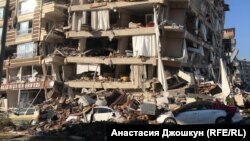 Зилзаладан кийинки көрүнүш. Хатай провинциясы, Түркия. 2023