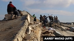 Սիրիա - Փրկարարական աշխատանքները Ջինդայրիս ավանում, 7-ը փետրվարի, 2023թ.