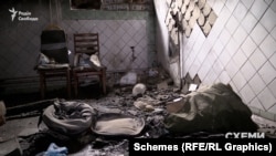 Одне з місць дислокації військових РФ на Харківщині