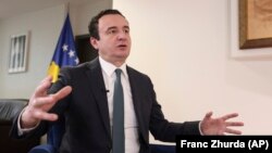 Kosovar Prime Minister Albin Kurti (file photo)