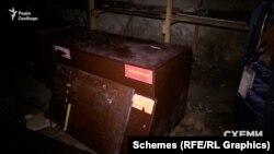 Написи на столах, де розташовувалось командування військами РФ