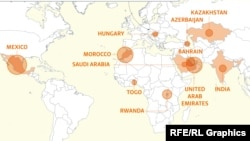По данным журналистов-расследователей, программой Pegasus пользовались власти 45 государств