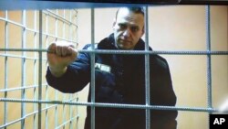 Imprisoned Russian oppositionist Aleksei Navalny