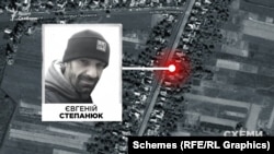 Місце, де знайшли тіло Євгенія Степанюка