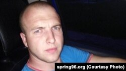 Belarusian activist Mikita Palyayonak (file photo)