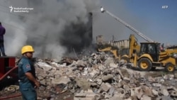 Yerevan Market Ablaze As Fireworks Storage Explodes