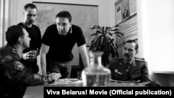 Падчас здымкаў "Жыве Беларусь"