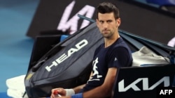 Serbian tennis player Novak Djokovic (file photo)
