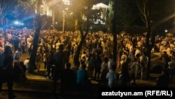 Ереванда өткөн митинг. 14-сентябрь, 2022-жыл.
