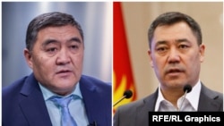 Камчыбек Ташиев менен Садыр Жапаров.