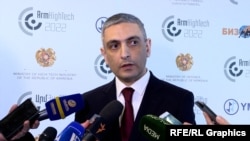 И. о. министра высокотехнологичной промышленности Давид Саакян