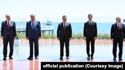 Раҳбарони панҷ кишвари Осиёи Марказӣ. Акс аз соли 2022 