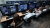 Armenia - A control room of the Security Dream company operating speed radars and cameras, Yerevan, September 5, 2014.