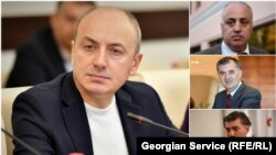 Гурам Мачарашвили, Дмитрий Хундадзе, Созар Субари и Михаил Кавелашвили (коллаж)