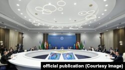 Борбор Азия мамлекет башчыларынын төртүнчү кеңешмеси. 21-июль, 2022-жыл. Чолпон-Ата шаары.