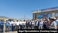 Кара-Кулжадагы эки айылга суу берүү алдында. Ош облусу. 2022-жылдын 18-июлу. 