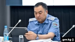 Ички иштер министри Улан Ниязбеков. 18-июль, 2022-жыл, Бишкек.