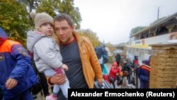 Ուկրաինա - Խերսոնի բնակիչների տարհանումը, հոկտեմբեր, 2022թ. 