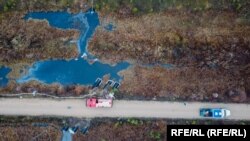 Нефтеразлив в Республике Коми, октябрь 2022