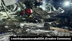 Հրթիռակոծության հետևանքները Դնեպր քաղաքում