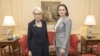 Svyatlana Tsikhanouskaya meets U.S. Deputy Secretary of State Wendy Sherman in Washington