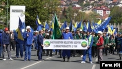 Na Međunarodni praznik rada protesti u Sarajevu, Beogradu i Prištini