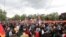 Участники оппозиционного митинга в Ереване. 1 мая 2022 г. 