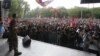 Several thousand opposition supporters gathered in Yerevan's central Square of France and called on Pashinian to resign. 
