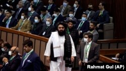 Исламабадда Ислам кызматташтык уюмуна мүчө мамлекеттердин өкүлдөрү чогулду. 20-декабрь, 2021-жыл. Пакистан. 