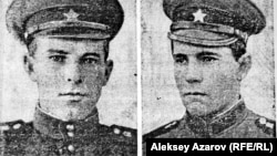 Копия фотографий погибших в аварии в Алматы в 1968 году солдат, опубликованная в газете "Красная звезда".      
