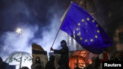 Протест на проспекте Руставели, 30 ноября