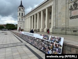 У Вільні прайшлі акцыі салідарнасьці зь беларускімі палітвязьнямі