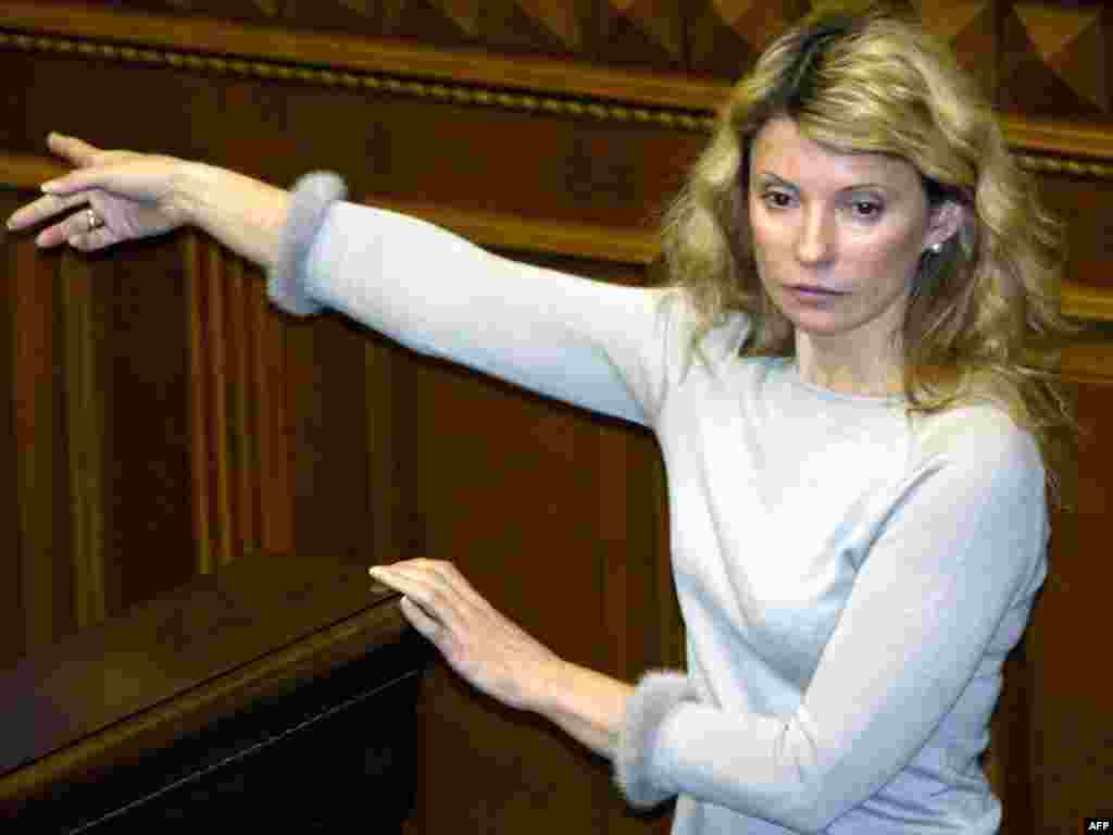 Выступление в Верховной Раде, 2004.