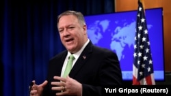 مایک پومپئو حملات راکتی به نزدیکی فرودگاه بغداد را محکوم کرده است.