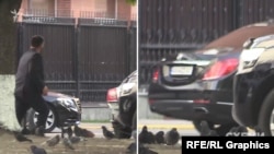 За тиждень до світкування у Відні журналісти зафіксували виїзд автівки, якою користуються Суркіси, з ГПУ