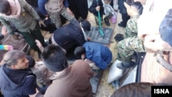 عکسی از مراسم تشییع جنازه قاسم سلیمانی در کرمان 